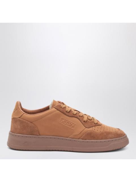 AUTRY Autry Brown Medalist Sneakers In Nappa And Suede Men