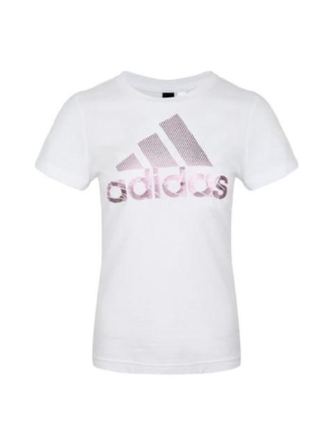 adidas (WMNS) adidas Bos Foil Tee Short Sleeve White DV3033