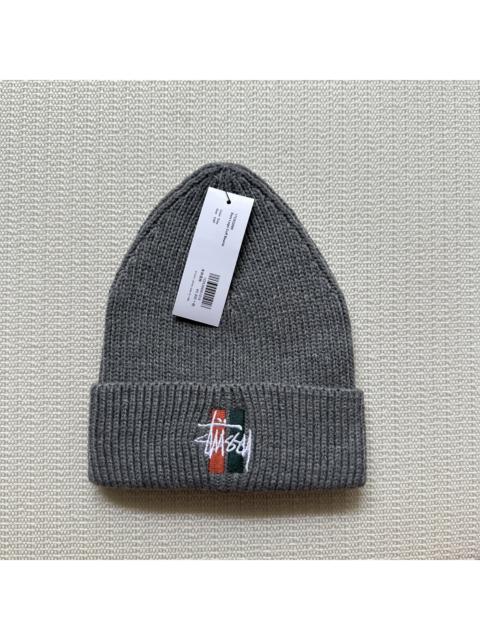 Stüssy Stussy Bars Logo Beanie Hat / Grey