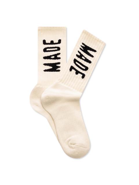 Human Made HM LOGO SOCKS - WHITE