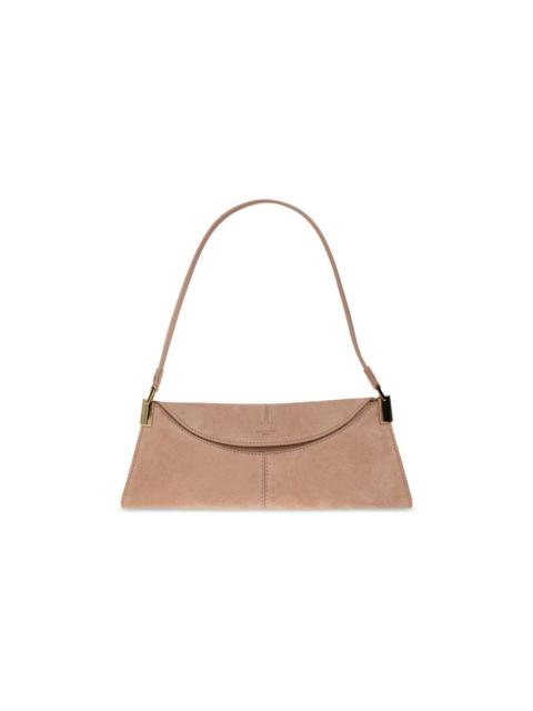 Balmain BALMAIN 64-83 Small Pink Suede Bag New & Authentic