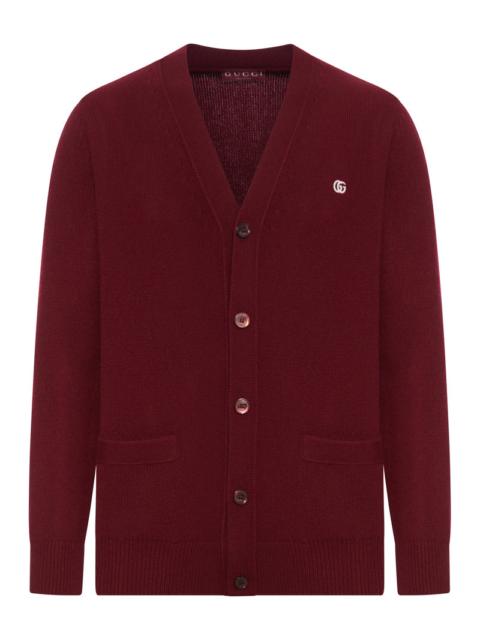 GUCCI Gucci Men Cashmere Cardigan With Logo On The Chest