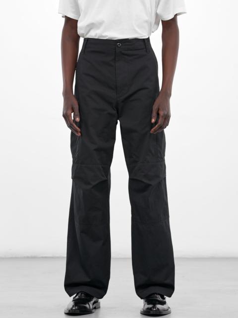 MM6 Maison Margiela Black Technical Cargo Pants