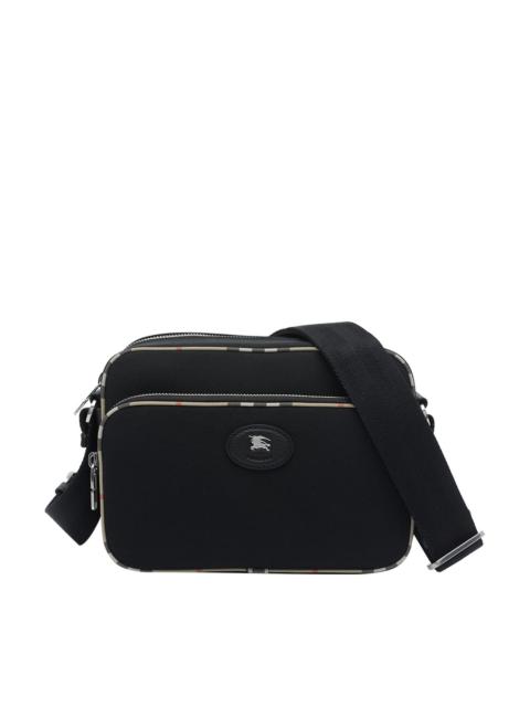 Burberry Burberry Men Check Trim Crossbody Bag