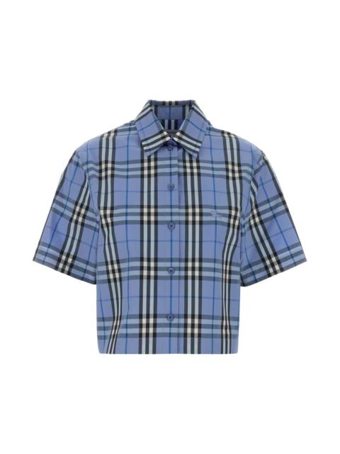 Burberry Embroidered Cotton Shirt