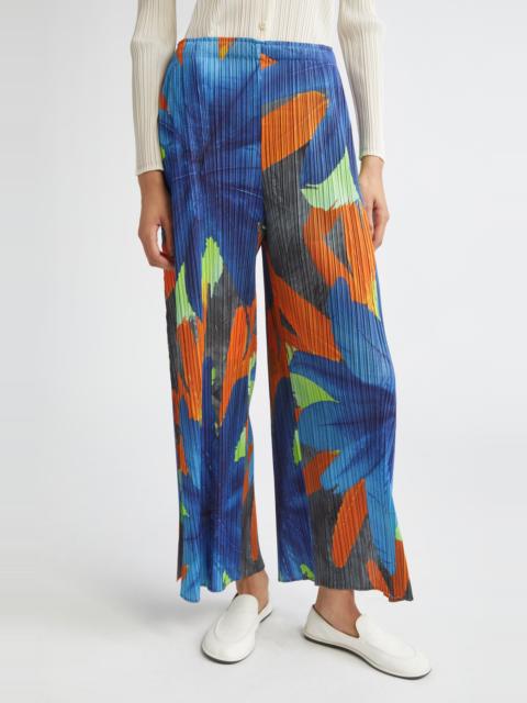 Pleats Please Issey Miyake Pleats Please Issey Miyake Carnival Pleated Wide Leg Pants in Gray at Nordstrom