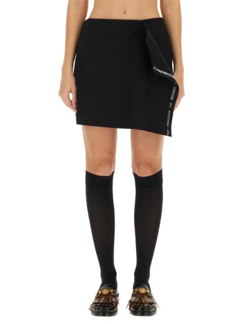 Moschino MOSCHINO COUTURE Logo Printed Skirt