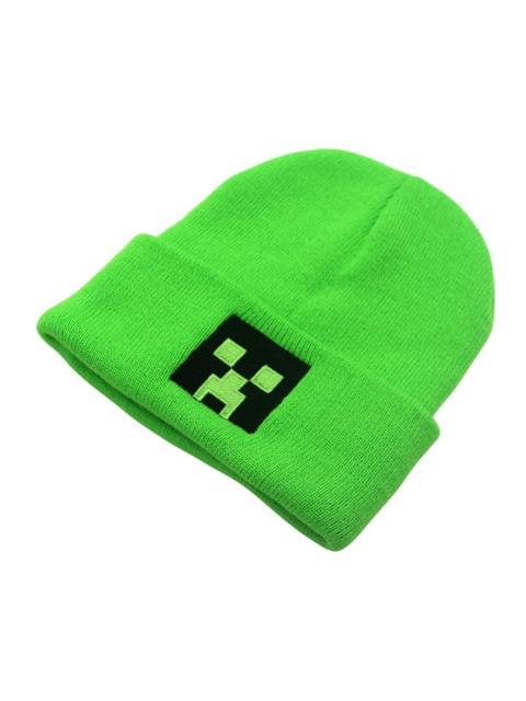 Other Designers Cartoon Minecraft Creeper Green Embroidered Hat Men Women Warm Knitted Bonnet Cap Soft Wool Beanies 