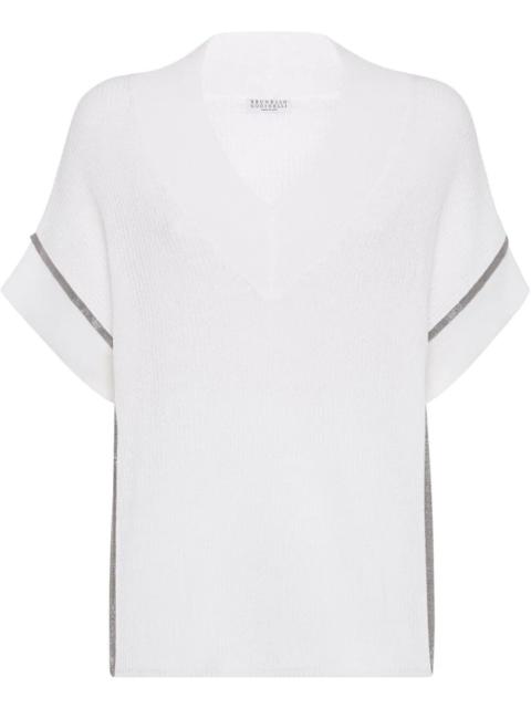 Brunello Cucinelli Brunello Cucinelli Women Shortsleeves Vneck Sweater