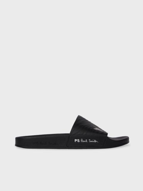 Paul Smith Black Zebra 'Zed' Slides