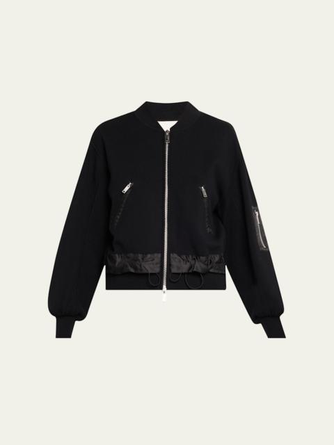 3.1 Phillip Lim Double-Layer Bomber Jacket