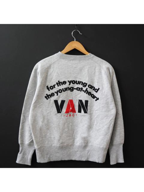 Other Designers Vintage - VAN JAC Embroidered Big Logo Sweater Crewneck