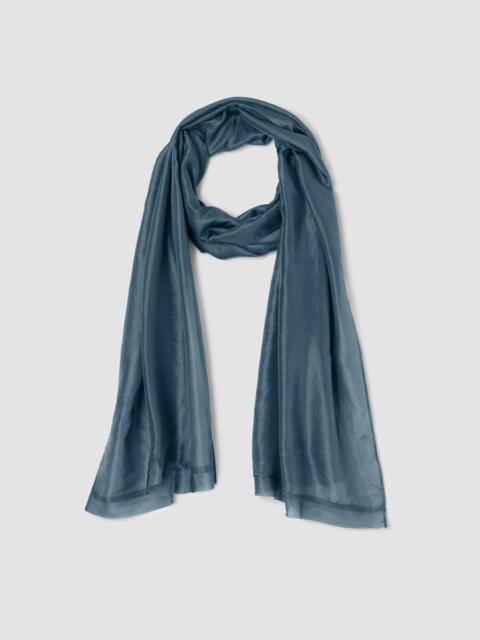 EILEEN FISHER Washed Organic Silk Scarf
