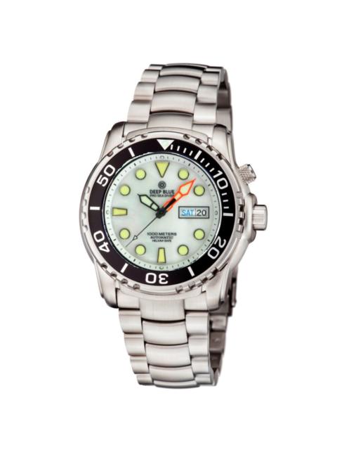 Other Designers Deep Blue Pro Sea Diver Ii Auto 44Mm 1000M Automatic Collect Mother of Pearl Dial Men's Watch PSD1KM