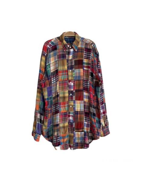 Polo Ralph Lauren Vintage Polo Ralph Lauren Flannel Patchwork Blake Oversized