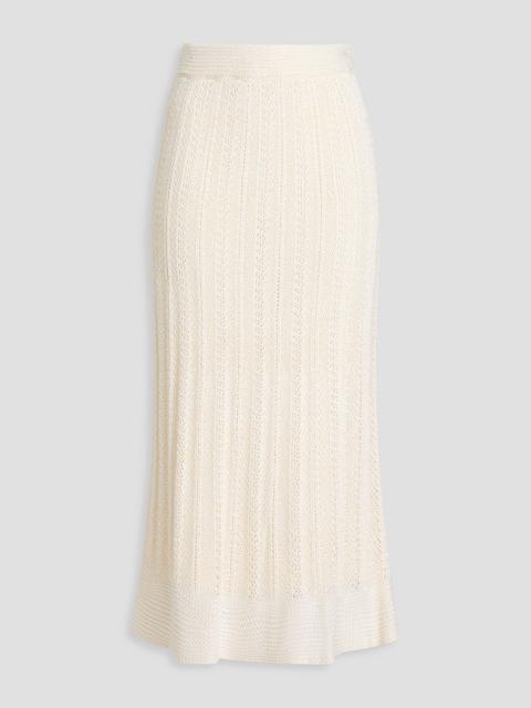 Zimmermann Crochet midi skirt