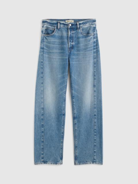 Madewell Pieced Barrel-Leg Jeans