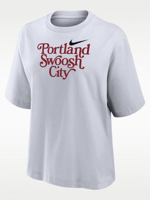 Nike Nike Swoosh Cities Portland Women's Short-Sleeve Boxy T-Shirt