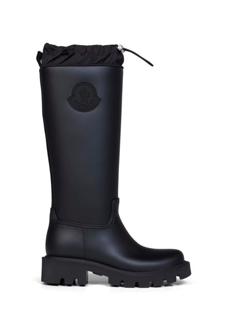 Moncler Moncler Women Black Kickstream High Rain Boots