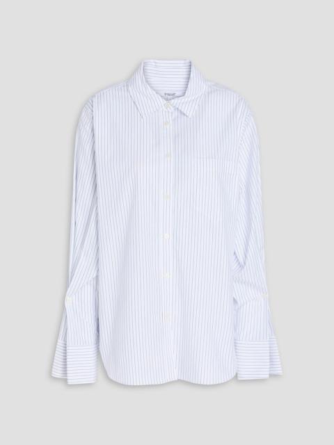 DEREK LAM 10 CROSBY Wesley striped cotton-poplin shirt