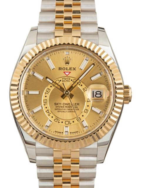 ROLEX Used Rolex Sky-Dweller Ref 336933 Champagne Dial