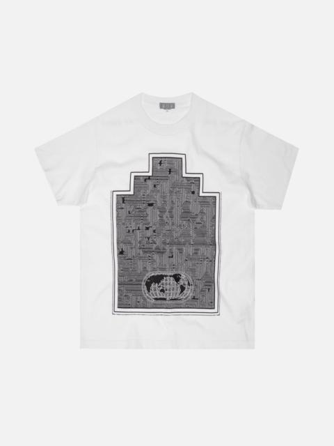 Cav Empt AUTUMN WiNTER 2019 C.E WORLD MAP ZiGGURAT TEE Y2K LABYRiNTH