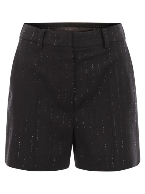 Max Mara Maxmara Women Siberia - Wool Blend Shorts