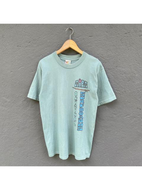 Other Designers Vintage Faded 90s Aipa Surfboard Single Stitch Tee