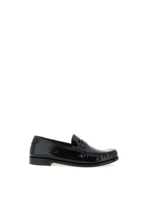 SAINT LAURENT SAINT LAURENT Le Loafer Black Leather Loafers New & Authenti