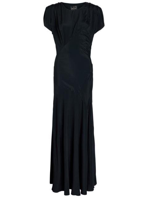 Vivienne Westwood Vivienne Westwood Justina Draped Satin Maxi Dress