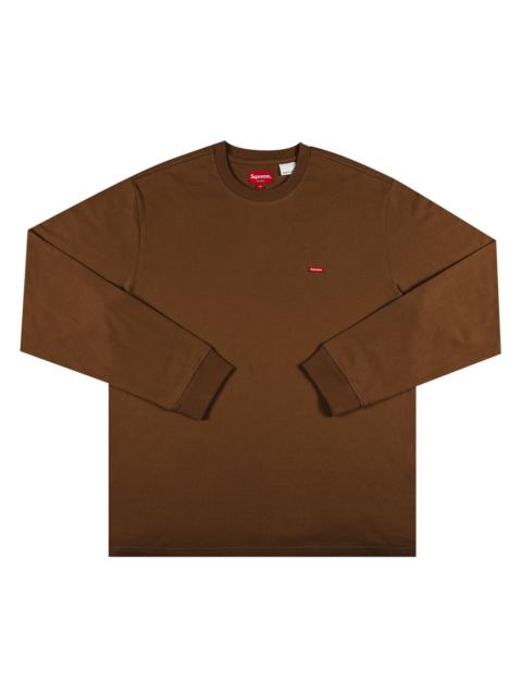 Supreme Supreme Small Box Long-Sleeve Tee 'Brown'