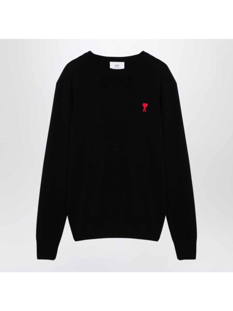 AMI Paris Ami Paris Black Ami De Coeur Sweater Women