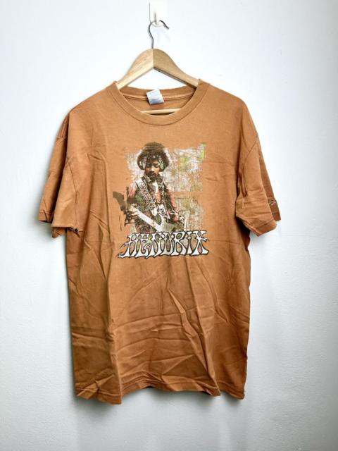 Other Designers Vintage 90s Jimi Hendrix Fade Orange Band T-Shirts
