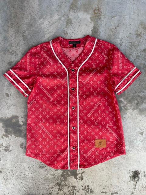 Louis Vuitton LV x Supreme Baseball Shirt