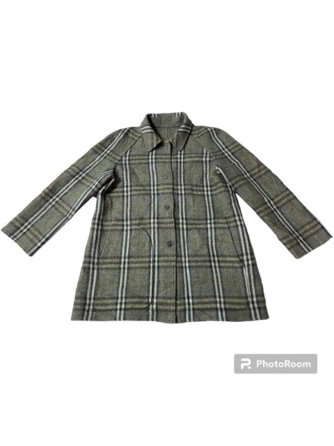 Other Designers Burberry × Burberry Prorsum × Vintage - Rare Vintage Burberrys Nova Check Reversible Wool Jacket