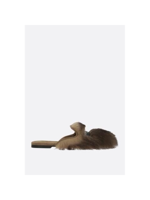 Dolce & Gabbana Dolce&Gabbana Mahogany Slippers New & Authentic (Women's siz