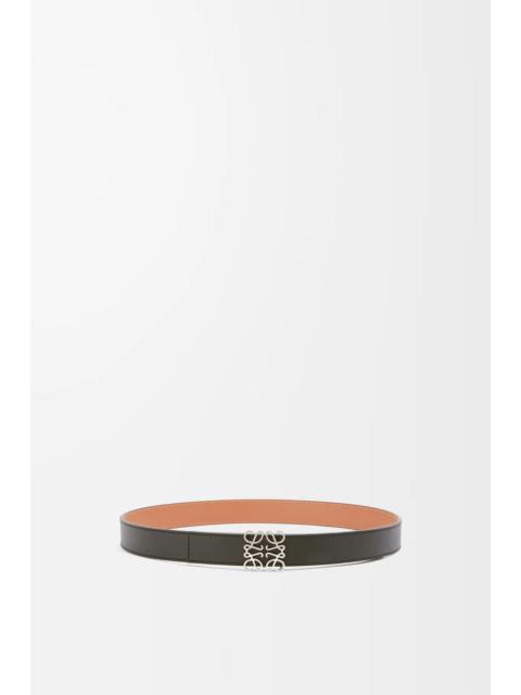 Loewe Loewe Reversible Anagram Leather Belt