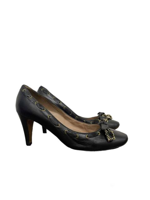 Chloé Black Leather Chloe Heels