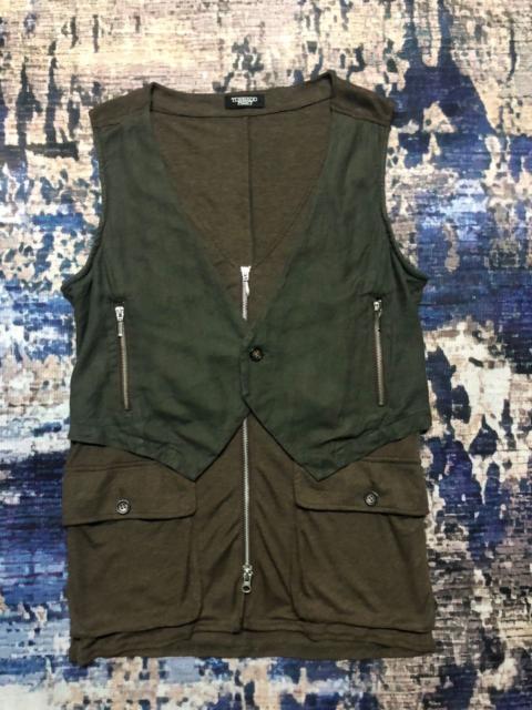Other Designers Y2K Tornado Mart Vest Bondage Punk Vest Jacket