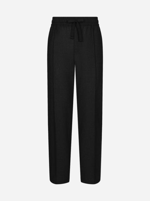 Dolce & Gabbana Wool jogging pants