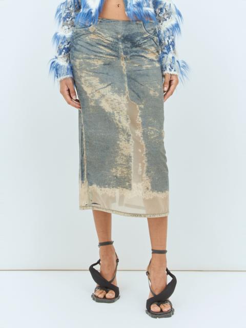 Diesel De-Pra-Mini-Fsf Midi Skirt