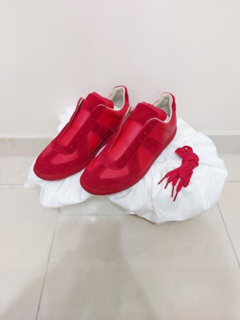 Maison Margiela Red Replica Low Sneakers