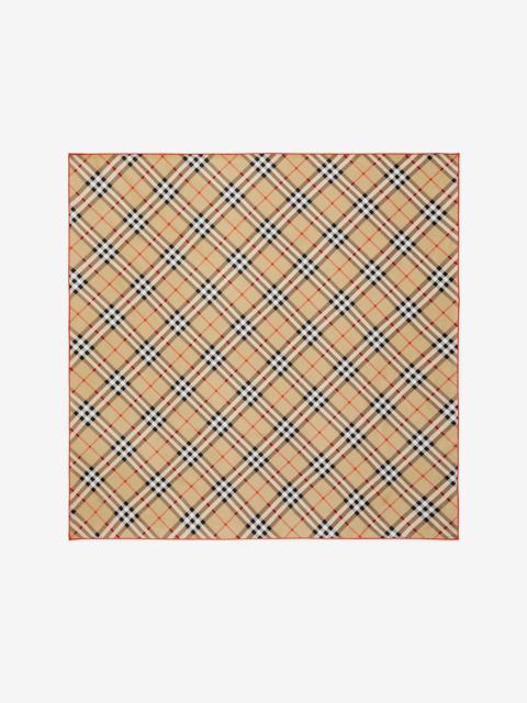 Burberry Check Silk Scarf