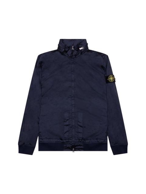 Stone Island Stone Island Waffen Patch Foldable Hooded Zip Up Jacket 'Navy Blue'