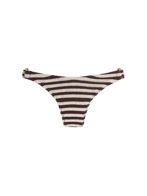 bond-eye Ring Scene Low-Rise Briefs stripe