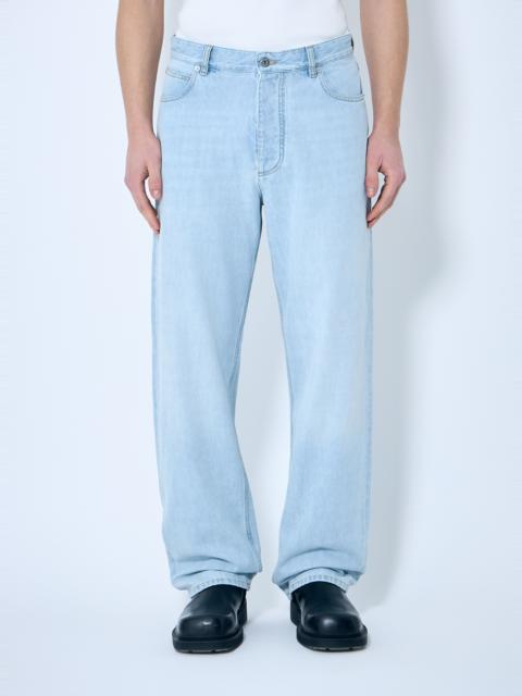 Bottega Veneta Extra Bleached Wide Leg Jeans