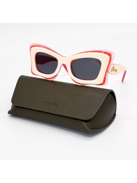 Loewe NEW LW40140U 59A, LOEWE WHITE PINK WOMEN SUNGLASSES LOEWE