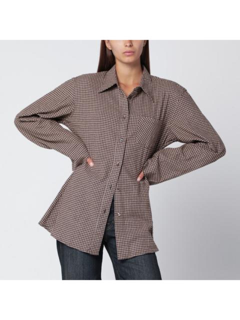 Our Legacy Our Legacy Brown Checked Flannel Shirt Women