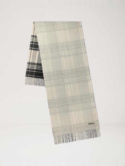 Mulberry Large Reversible Heritage Check Scarf
Eggshell & Black Merino Wool