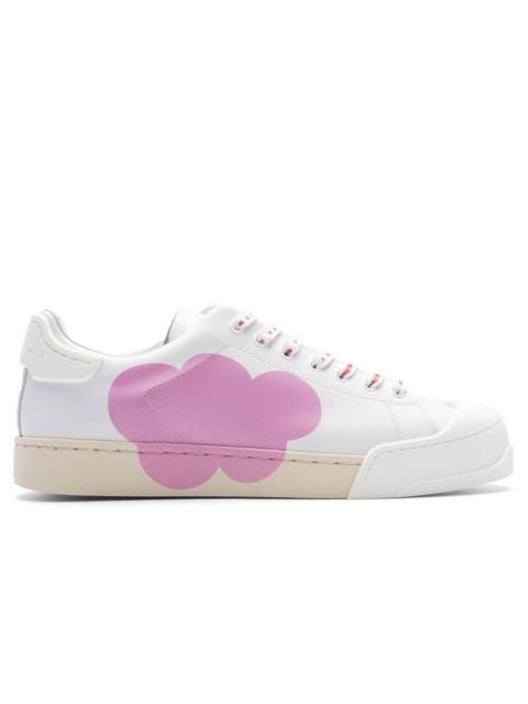 Marni MARNI X NO VACANCY INN DADA BUMPER SNEAKER - PINK/RED